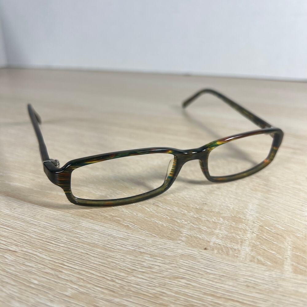 Prada VPR06G 6AK-1O1 Eyeglasses Frames Only Green Brown 52-17-135 Italy